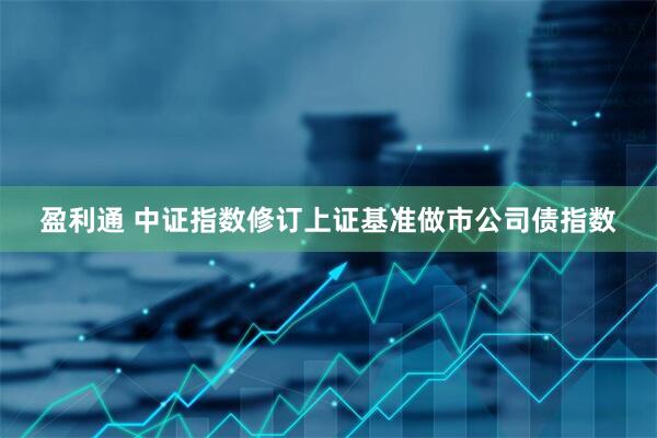 盈利通 中证指数修订上证基准做市公司债指数